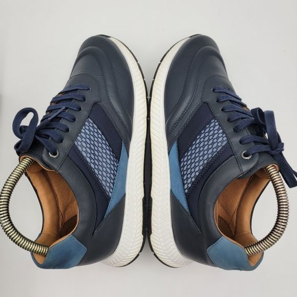 Hugo Boss Men’s Titanium Runn HBMX EU 41 size 8 Sneakers Navy Blue Shoes - Picture 8 of 12